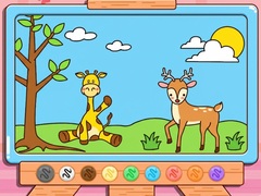 Joc Coloring Book: Giraffe And Deer
