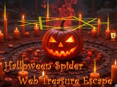 Joc Halloween Spider Web Treasure Escape