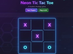 Joc Neon Tic-Tac-Toe