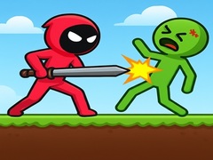 Joc Red Stickman vs Monster School
