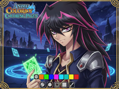 Joc Anime Boy Coloring Pages