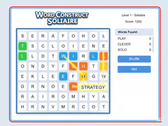 Joc Word Construct Solitaire