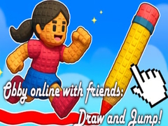 Joc Obby online with friends: Draw and Jump!