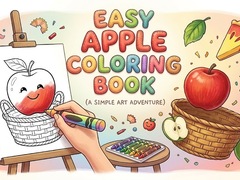Joc Easy Apple Coloring Book